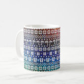 クリスマスビーチパームツリーズとビーチサンダル コーヒーマグカップ (正面左)