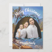 クリスマスビーチファミリーホリデーグリーティング761 シーズンカード (正面)