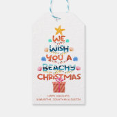 クリスマスビーチ トロピカル ビーチィ ツリー ギフトタグ (裏面)