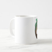 クリスマスビーバー – ホワイト11オズクラシックホワイトマグカップ コーヒーマグカップ (正面左)