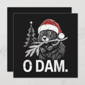 クリスマスビーバーOダム シーズンカード (正面/裏面)