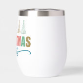 クリスマスビーブスカラフルホリデーツリーズデザイン (背面)