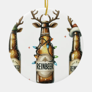 クリスマスビールオーナメント セラミックオーナメント