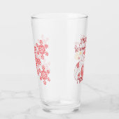 クリスマスビールサンタのためのほとんどのすばらしい時間 タンブラーグラス (右)