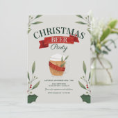 クリスマスビールパーティー 招待状 (スタンド正面)