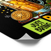 クリスマスビール好き ポスター (角)