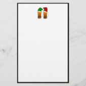 クリスマスビール応援 便箋 (正面)