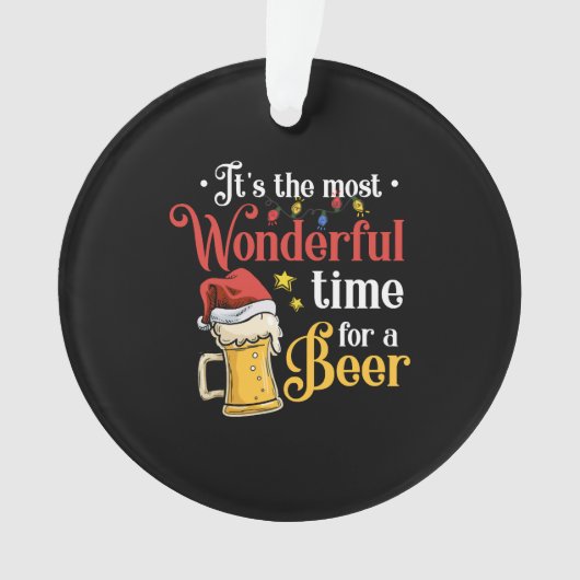 クリスマスビール オーナメント (正面)