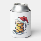 クリスマスビー包まれたルとクリスマス灯 缶クーラー (缶正面)