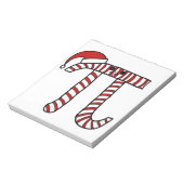 クリスマスピアカートゥーンマスギーク ノートパッド (回転)