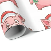 クリスマスピギー ラッピングペーパー (ロールコーナー)