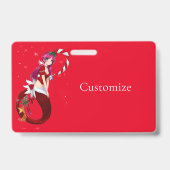 クリスマスピクシーMermaid Thunder_Cove バッジ (裏面)