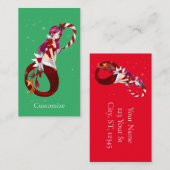 クリスマスピクシーMermaid Thunder_Cove 名刺 (正面/裏面)