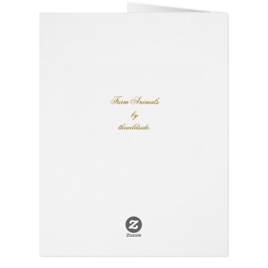 クリスマスピグカード (裏面)