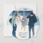 クリスマスピグキュートピグレットボウリース水玉模様 シーズンカード (裏面)