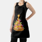 クリスマスピザのクリスマスライト エプロン (インサイチュ)