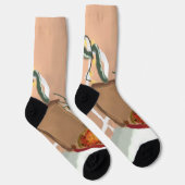 クリスマスピザクルーソックス ソックス (右)