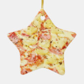 クリスマスピザ セラミックオーナメント (裏面)