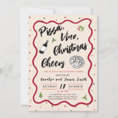 クリスマスピザ&ワインパーティー 招待状 (正面)