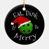 クリスマスピックボールことわざ セラミックオーナメント (裏面)