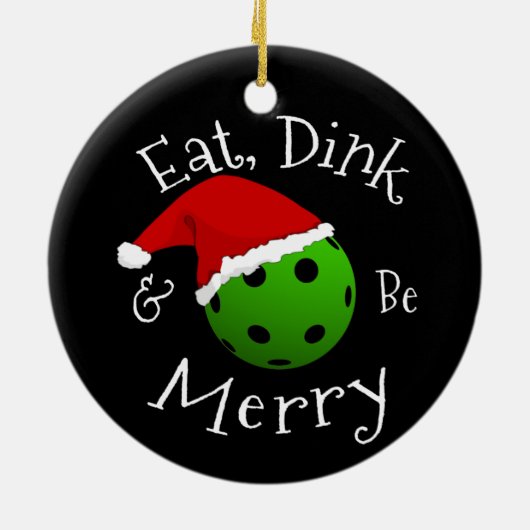 クリスマスピックボールことわざ セラミックオーナメント (裏面)