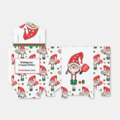 クリスマスピックボールサンタテントビーフボックス フェイバーボックス (折り畳みなし)