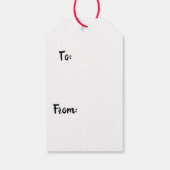 クリスマスピックボールサンタハットピックル ギフトタグ (裏面)