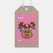 クリスマスピックボールトインデナーギフトラベル ギフトタグ (正面)