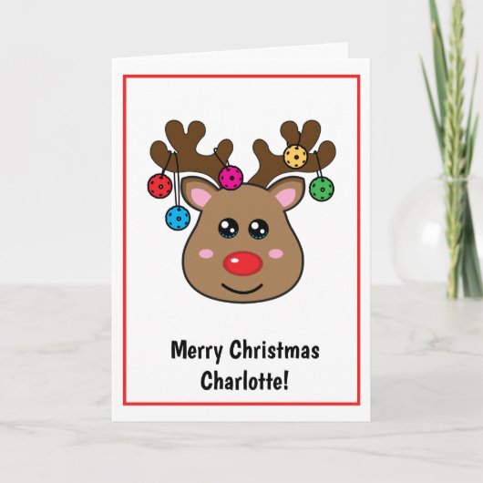 クリスマスピックボールトインデナー カード (正面)