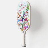 クリスマスピックボールパドルギフトスノーマンパーティー ピックルボールラケット (左)