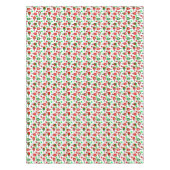 クリスマスピックボールレッドグリーンパドルボールX-Mas テーブルクロス (正面)