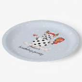 クリスマスピックボール大会の会場をデッキ ペーパープレート (アングル)