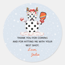 クリスマスピックボール大会の会場をデッキ ラウンドシール