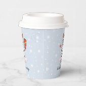 クリスマスピックボール大会の会場をデッキ 紙コップ (右)