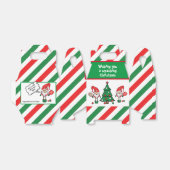 クリスマスピックボール小人カスタム、文字 フェイバーボックス (折り畳みなし)