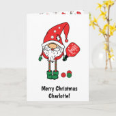 クリスマスピックボール折りグリーティングカード カード (黄色い花)