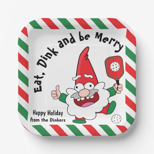 クリスマスピックボール紙プレート ペーパープレート (正面)