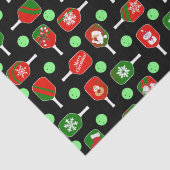 クリスマスピックボール赤い緑のパドルボール黒 薄葉紙 (詳細)