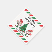 クリスマスピックボール スタンダードカクテルナプキン (角)