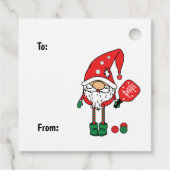 クリスマスピックボール フェイバータグ (裏面)