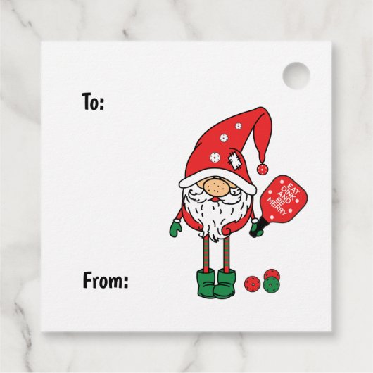 クリスマスピックボール フェイバータグ (裏面)