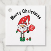 クリスマスピックボール フェイバータグ (正面)