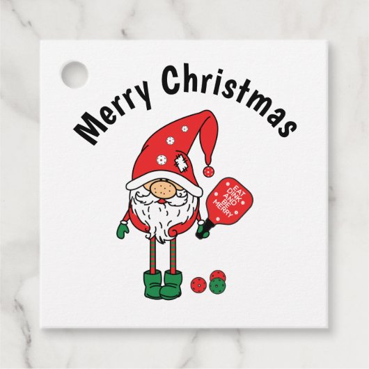 クリスマスピックボール フェイバータグ (正面)