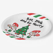 クリスマスピックボール ペーパープレート (アングル)