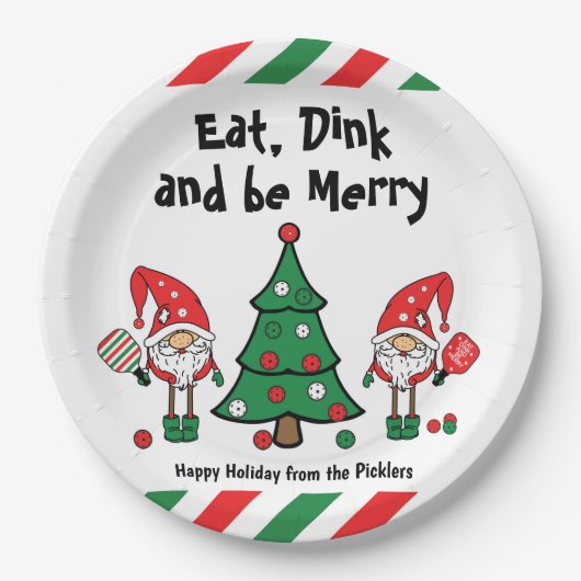 クリスマスピックボール ペーパープレート (正面)