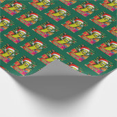 クリスマスピックラッピング紙 ラッピングペーパー (角)