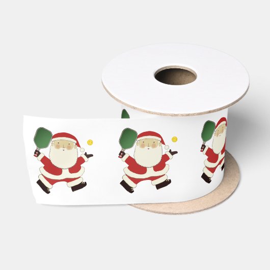 クリスマスピックルボールギフト サテンリボン (リール)