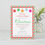 クリスマスピックルボールクラブオープンハウスパーティー 招待状 (スタンド正面)