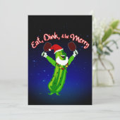 クリスマスピックルボールサンタハットピックル シーズンカード (スタンド正面)