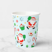 クリスマスピックルボールホリデー 紙コップ (左)
